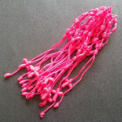 Lucky Handmade Decenario Rosary Bracelet Neon Pink (1 piece) Bracelet