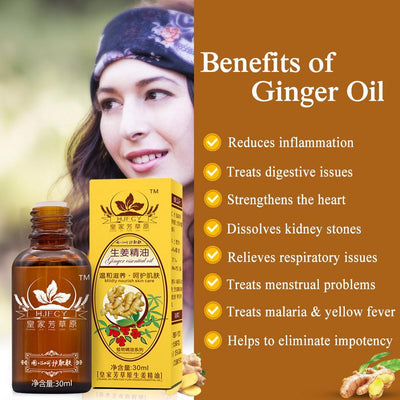 Lymphatic Drainage Ginger Massage Oil Oils