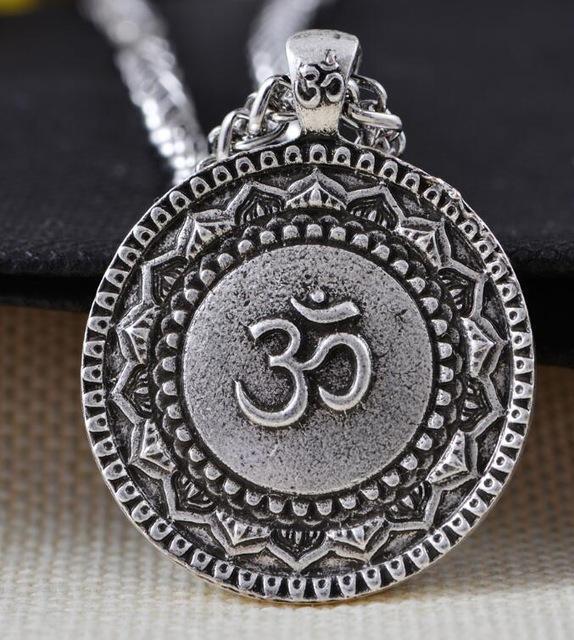 Majestic Lotus Mandala Om Necklace – Project Yourself
