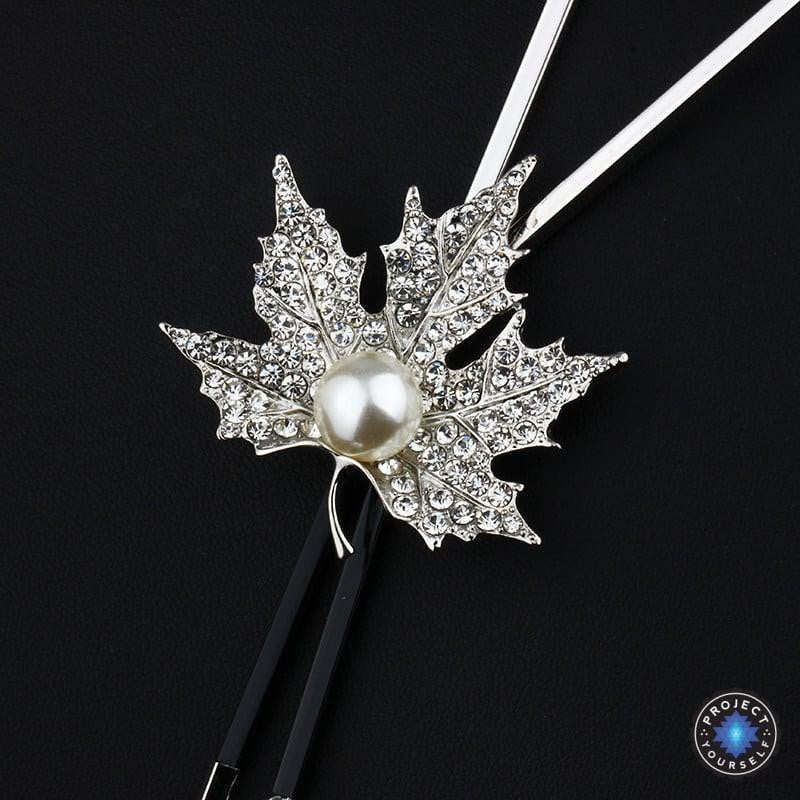 Maple Leaf Tassel Pendant Necklace Necklace