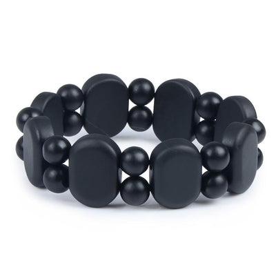 Natural Black Bian Stone Bracelet Style 3 Bracelet