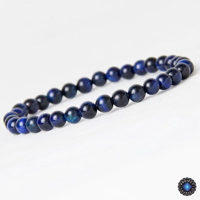 Natural Blue Tiger Eye Bracelet 6mm Beads Bracelet