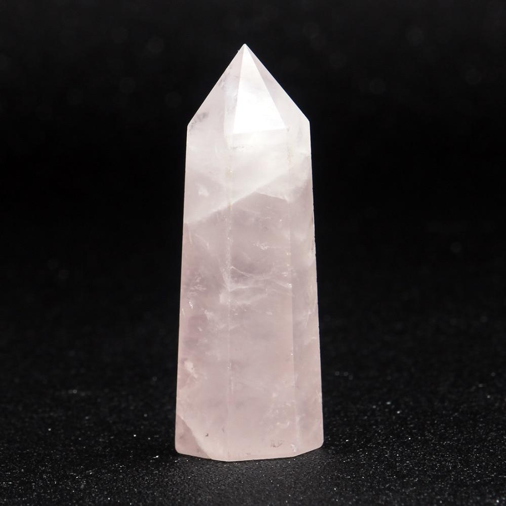 Natural Crystal Scepter Point Rose quartz Crystals