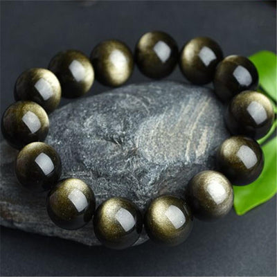 Natural Golden Obsidian Bracelet Bracelet
