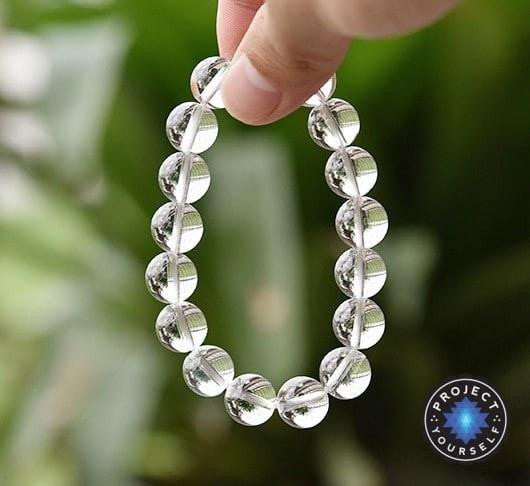 Natural Quartz Clear Crystal Beads Bracelet Bracelet