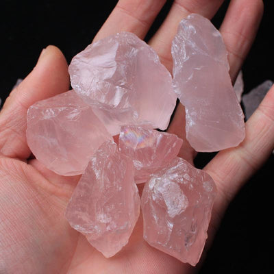 Natural Rose Quartz Essence Stone Crystals