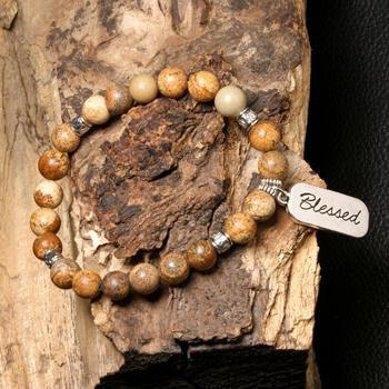 Natural Stone Blessed Bracelet Jasper Bracelet