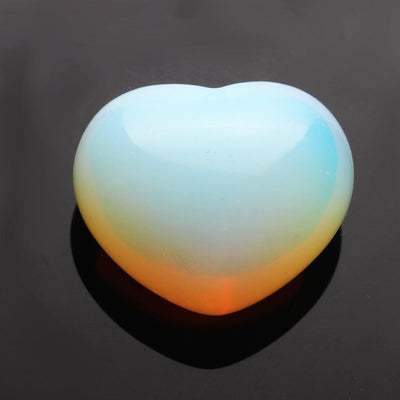 Powerful Reiki Heart Stone Opal Crystals
