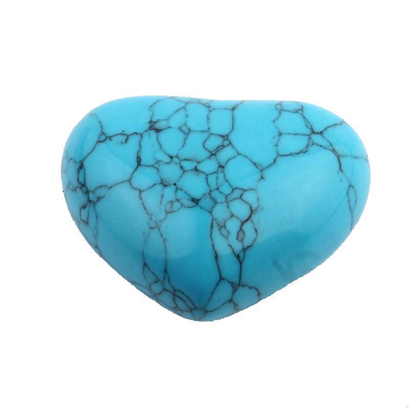 Powerful Reiki Heart Stone Turquoise Crystals