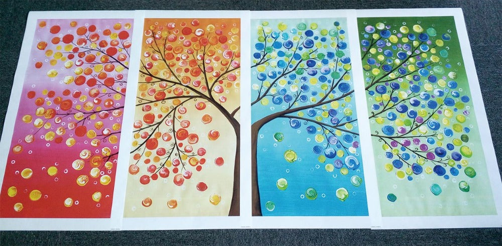 Four Seasons Tree of Life Wall Art
