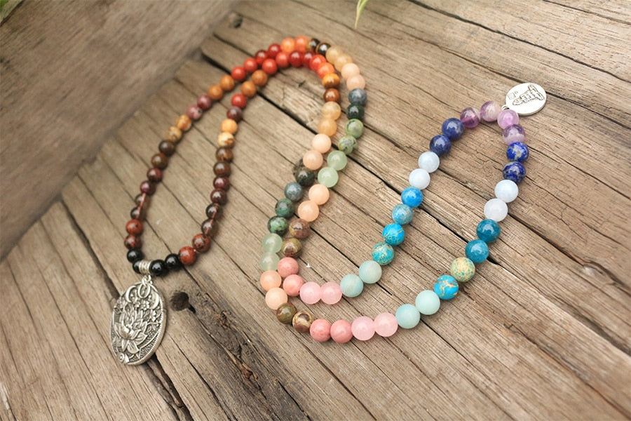 Deep Healing Natural Japamala Beads Necklace
