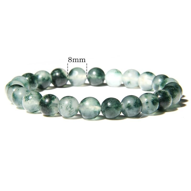 Tranquil Forest Moss Agate Bracelet