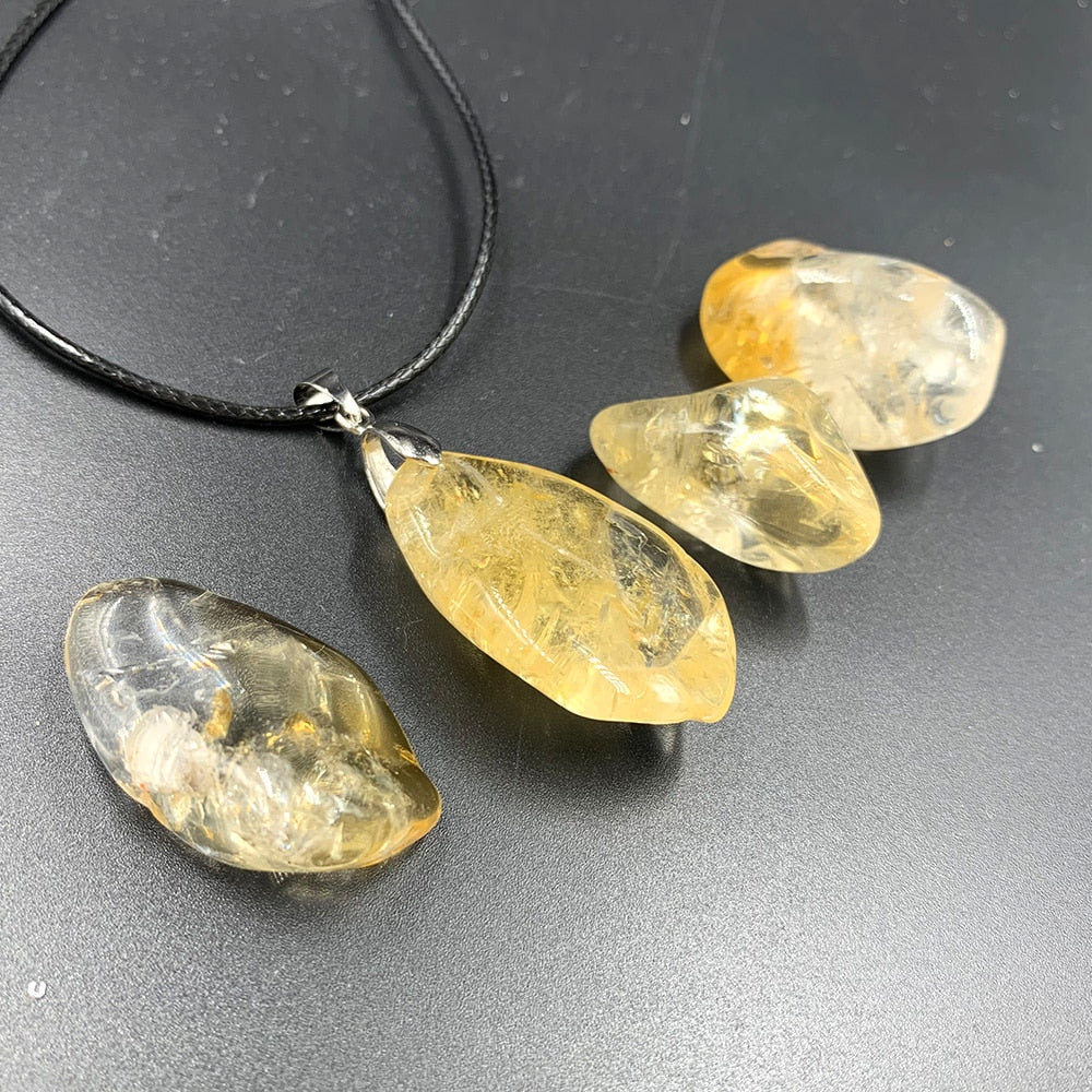 Cleansing and Energizing Citrine Pendant Necklace