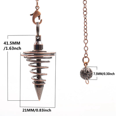 Reiki Healing Metal Pendulums