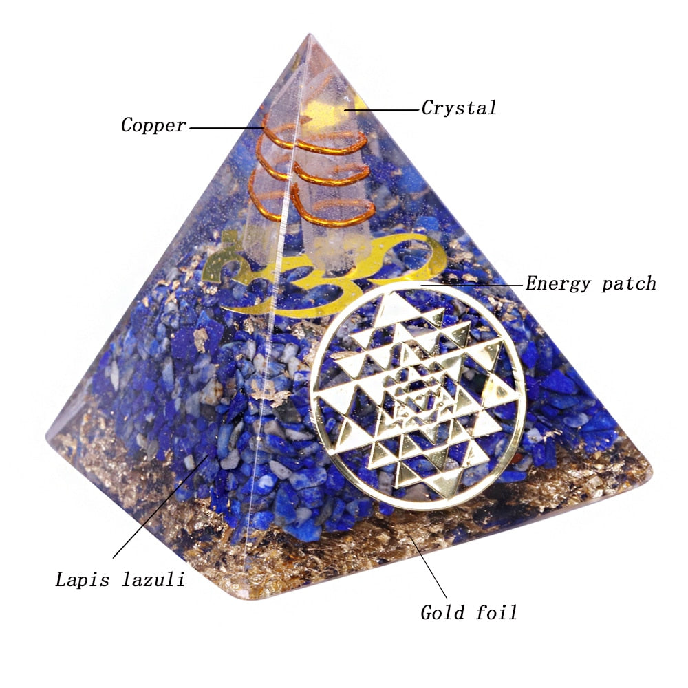 Protection and Prosperity Orgonite Pyramid