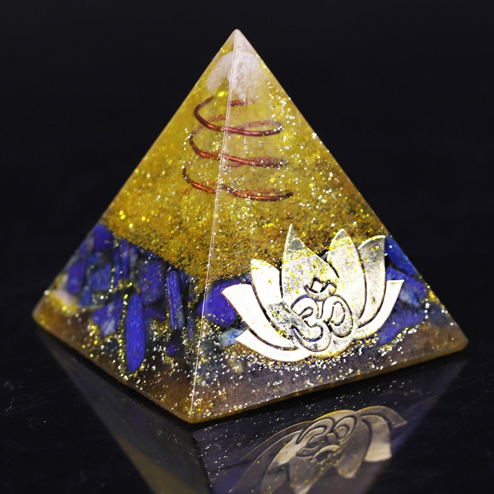 Lapis Lazuli Orgone Wisdom Pyramid
