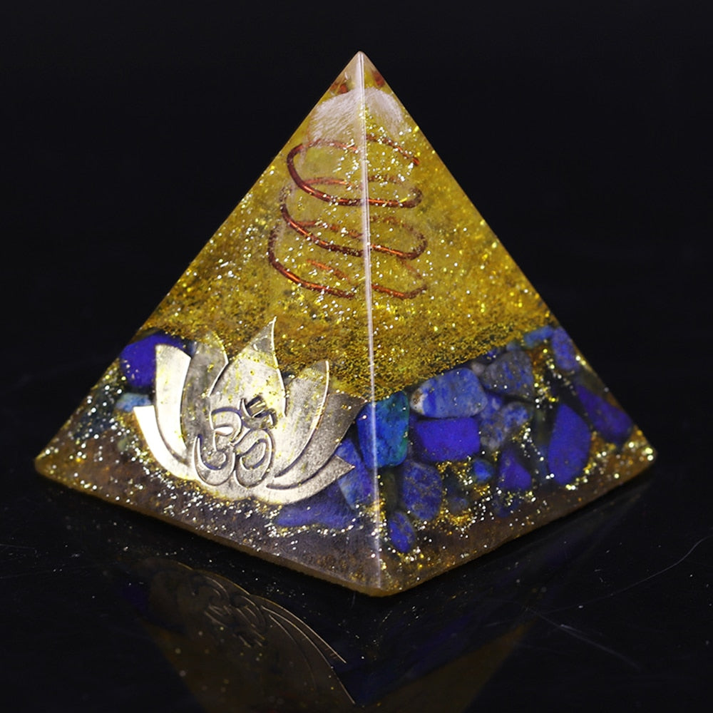 Lapis Lazuli Orgone Wisdom Pyramid