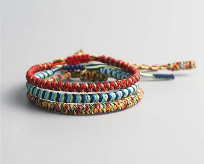 "Colors of Buddha" Tibetan Knot Bracelets