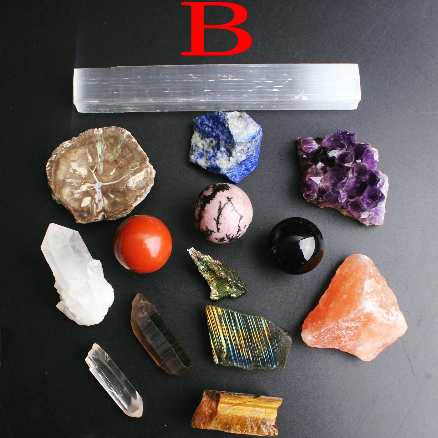 Reiki Healing Natural Crystal Stones Set