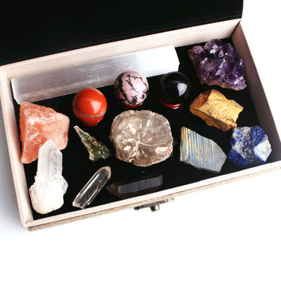 Reiki Healing Natural Crystal Stones Set