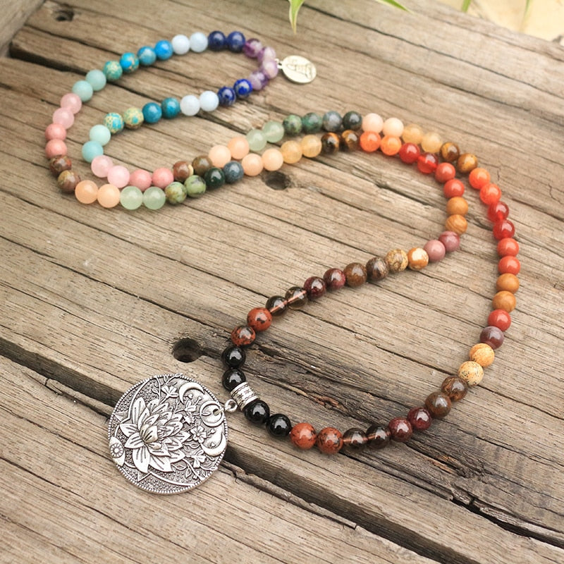 Deep Healing Natural Japamala Beads Necklace