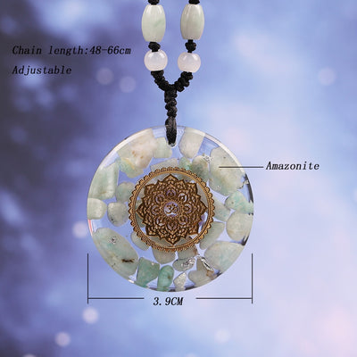 Healing Mandala Orgone Necklace