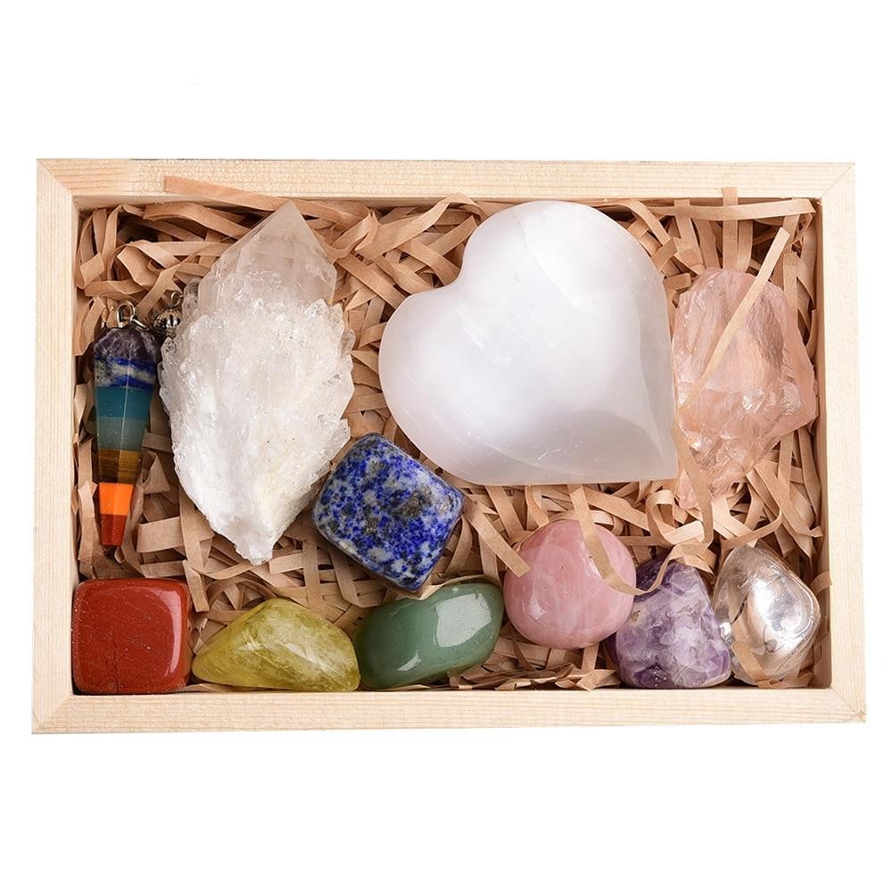 Seven Chakra Healing Crystals Set