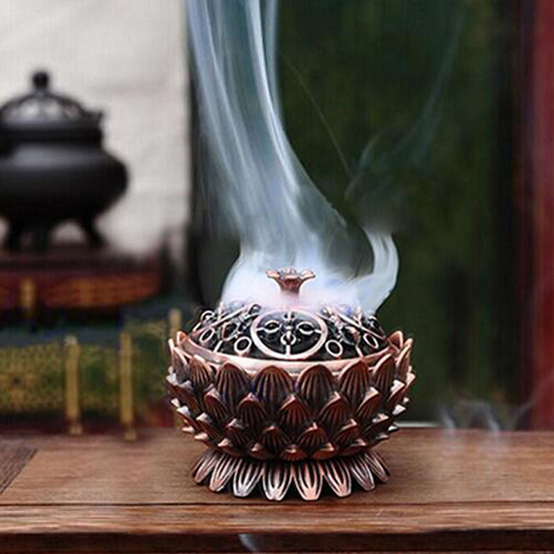 Lotus Dragon Incense Burner