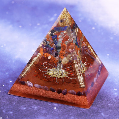 Reiki Energy Tree of Life Orgone Pyramid