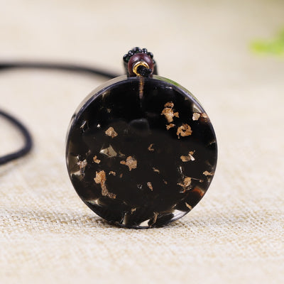 Black Obsidian Orgone Protection Necklace