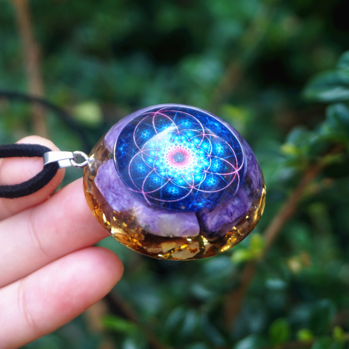 Cleansing Crystal Orgone Necklace