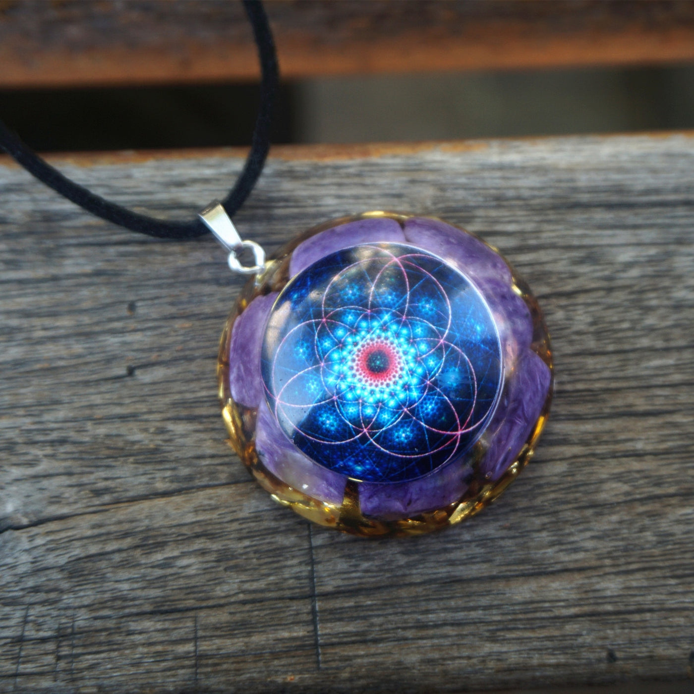 Cleansing Crystal Orgone Necklace