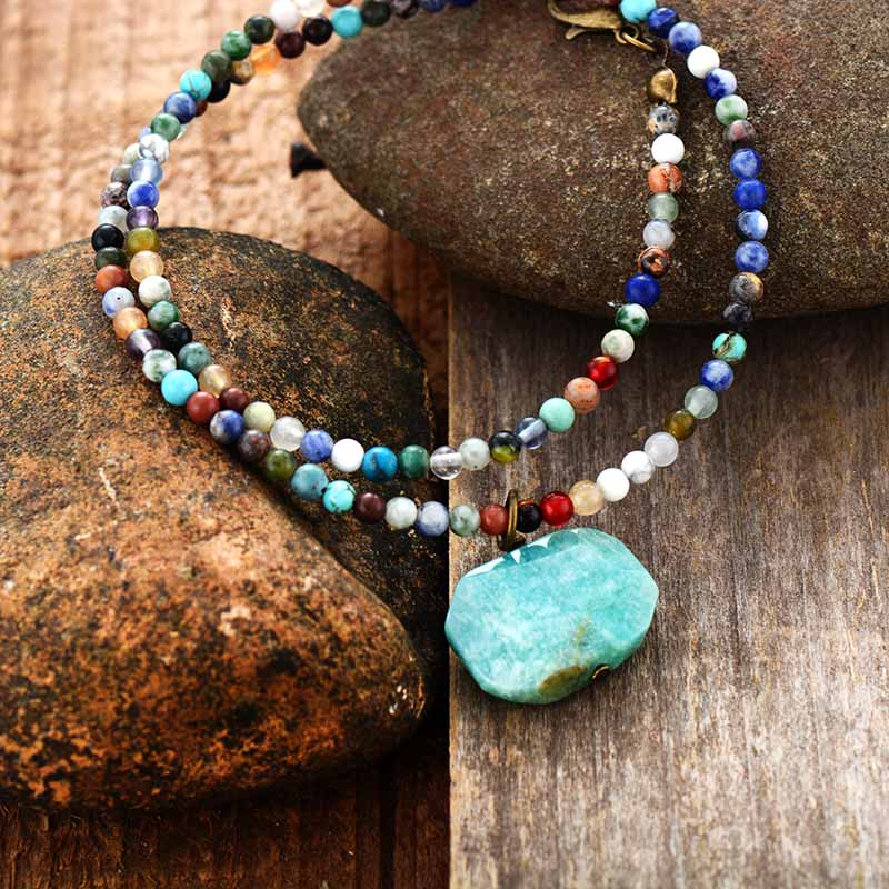 Wave of Calm Amazonite Necklace