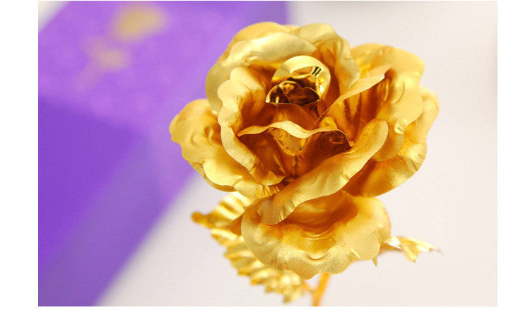 Gold Plated Forever Rose