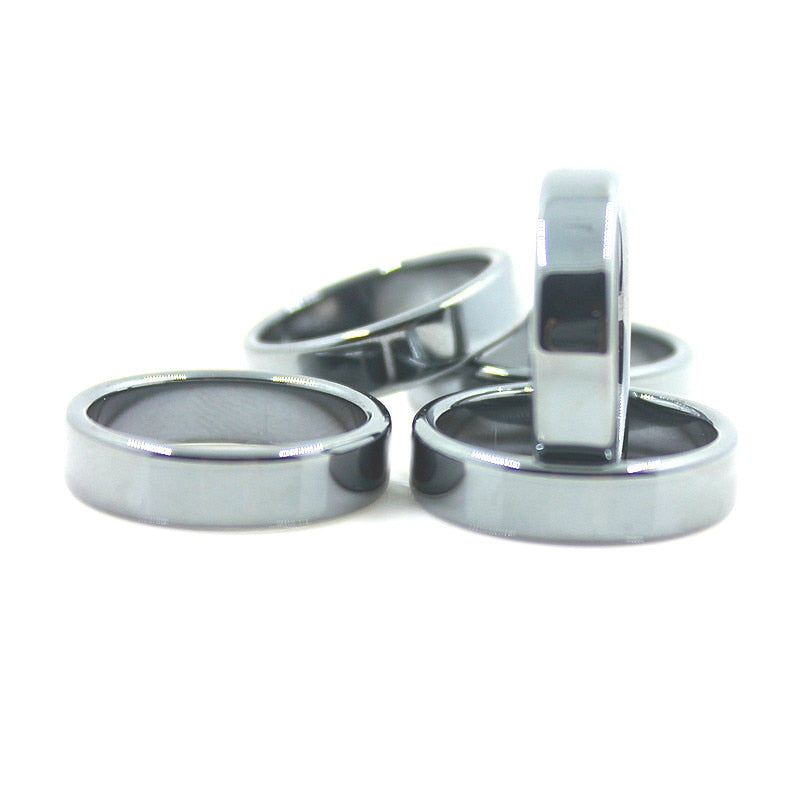 Gleaming Hematite Ring – Project Yourself