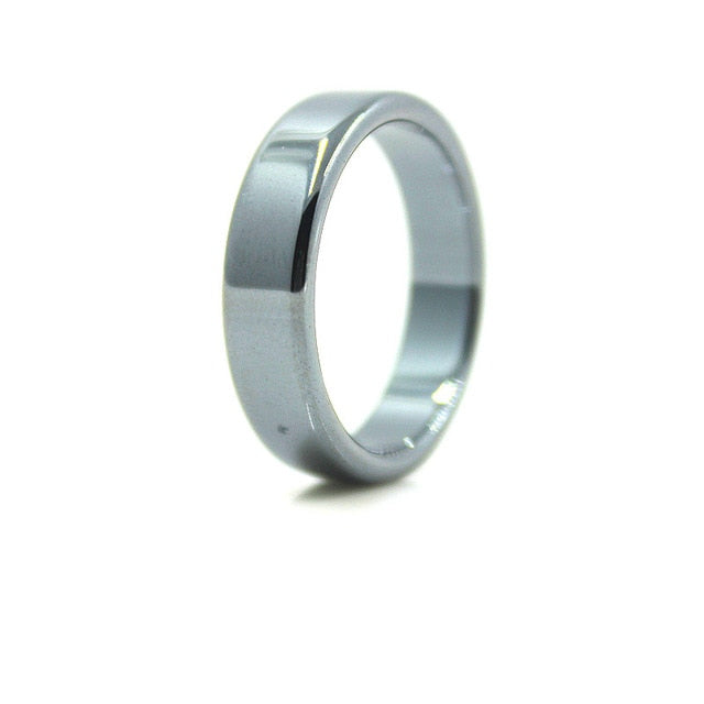 Gleaming Hematite Ring