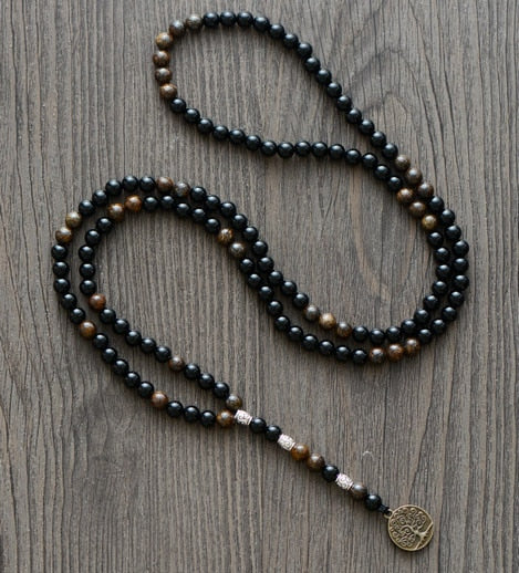 Black Agate Grounding Necklace