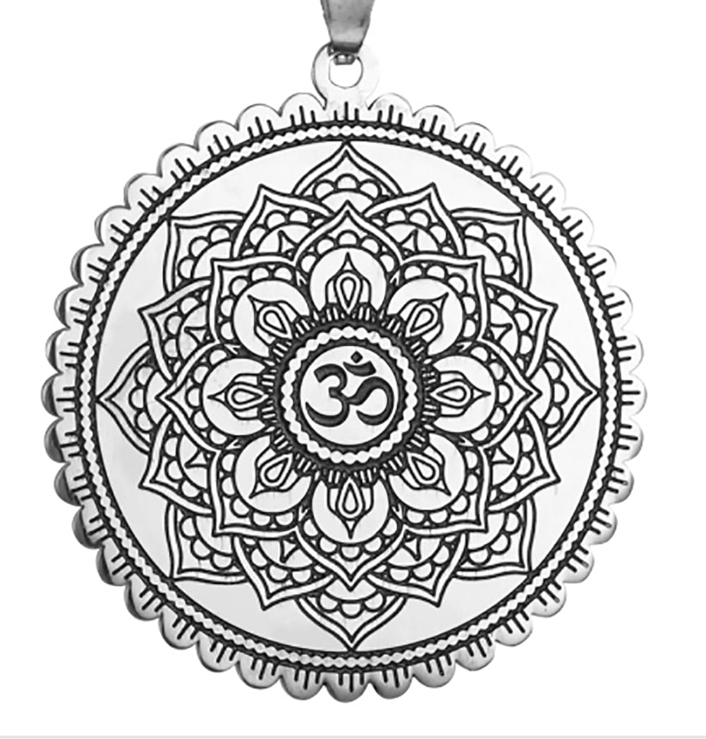 Flower of Life Om Pendant Necklace