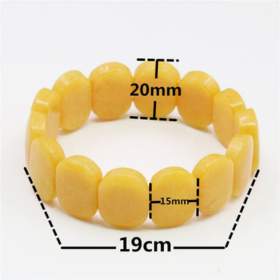 Purity Yellow Jade Bracelet