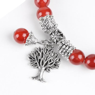 Tree of Life Carnelian Bracelet