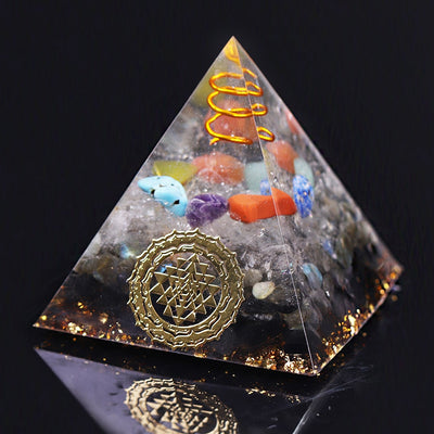 Chakra Protection Orgone Pyramid