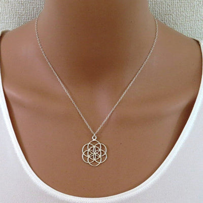 Flower of Life Pendant Mandala Necklace