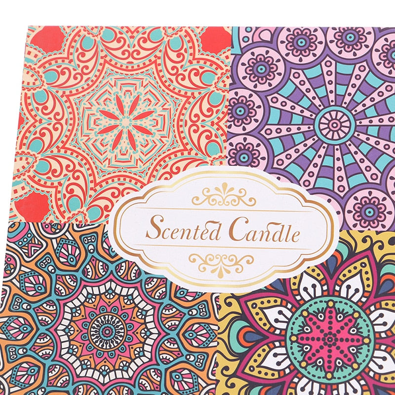 Serene Mandala Aromatherapy Candle Set