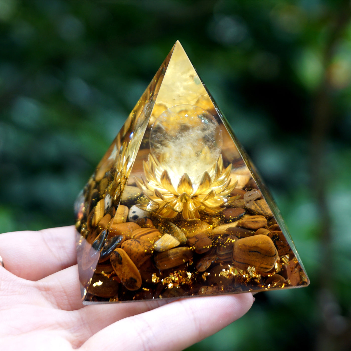 Golden Opportunity Orgone Pyramid