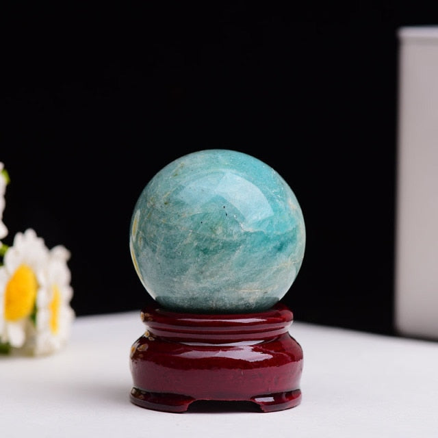 World Of Opportunity Amazonite Crystal Ball