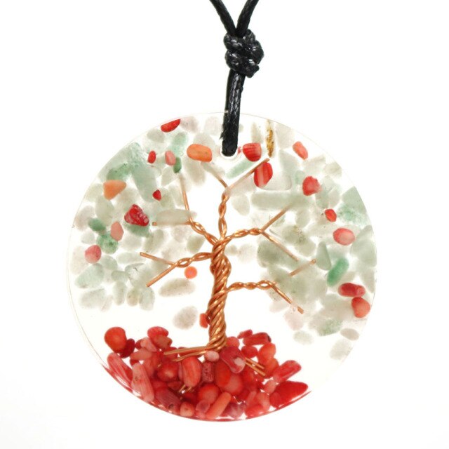 Cherry Copper Orgone Necklace