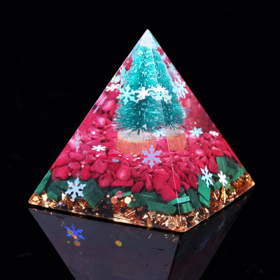 Christmas Blessings Orgone Pyramid