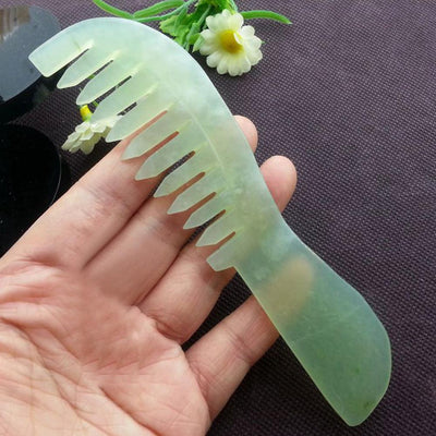 Natural Jade Massage Comb