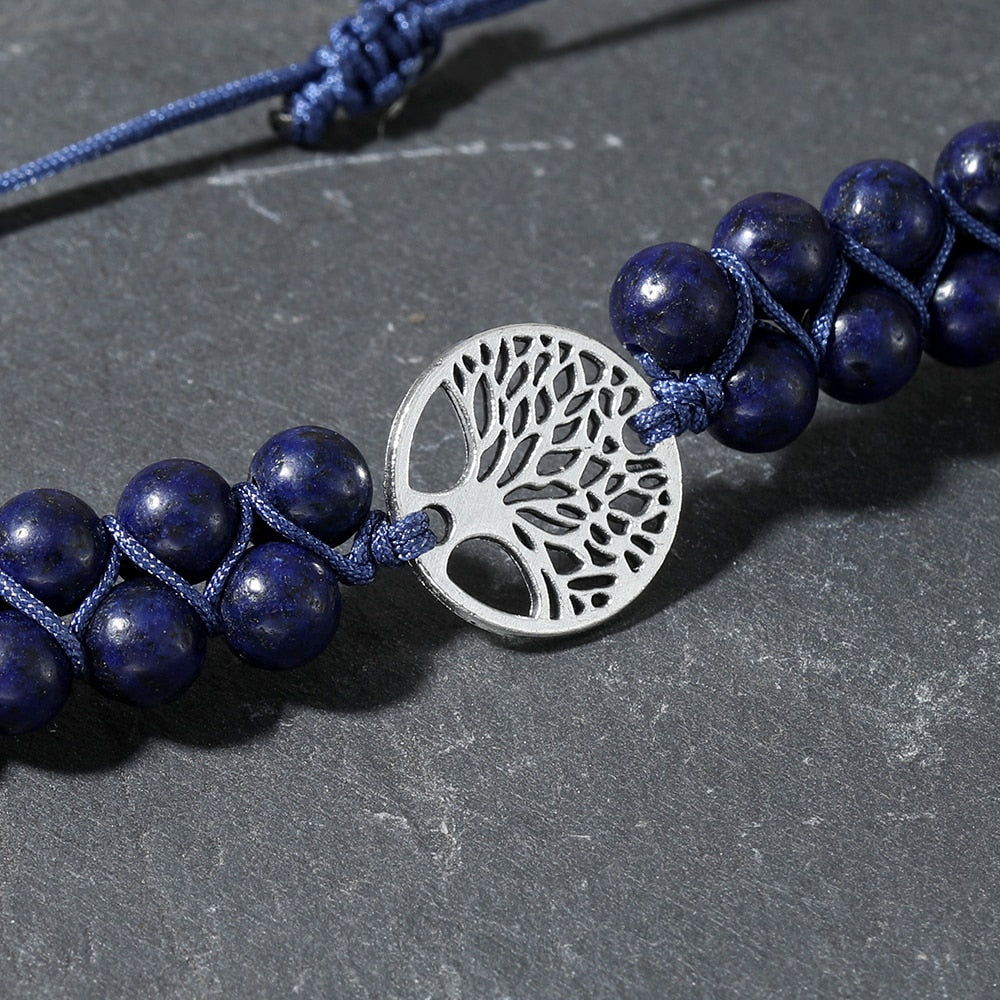 Lapis Lazuli Tree of Life Bracelet