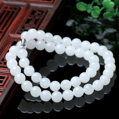 White Jade Healer Choker Necklace